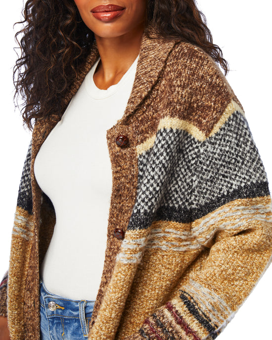 Multi $|& The Normal Brand Carmy Heritage Cardigan - SOF Detail