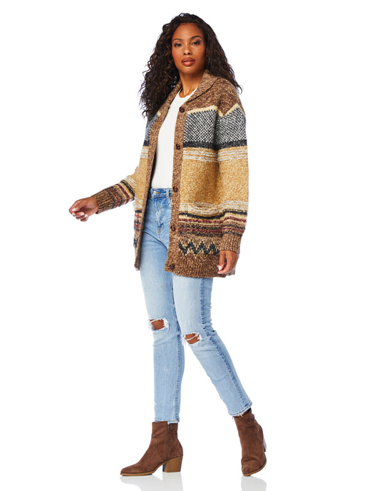 Multi $|& The Normal Brand Carmy Heritage Cardigan - SOF Front