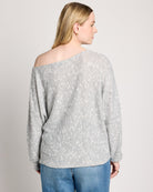 Charcoal $|& Sadie & Sage Billie Dolman Top - SOF Back
