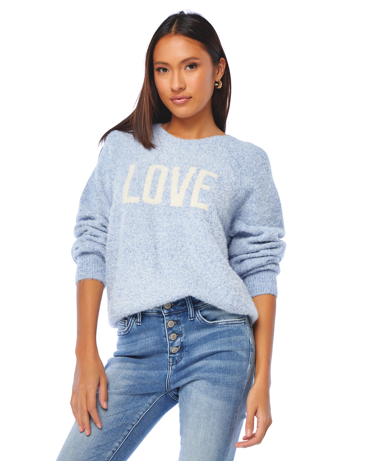 Ocean $|& Z Supply Lizzy Love Marled Sweater - SOF Front