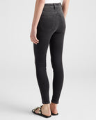 Black $|& Flying Monkey Jeans Super Soft Mid Rise Skinny Jeans - SOF Back