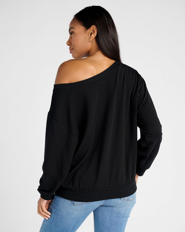 Brooksville One Shoulder Sweatshirt