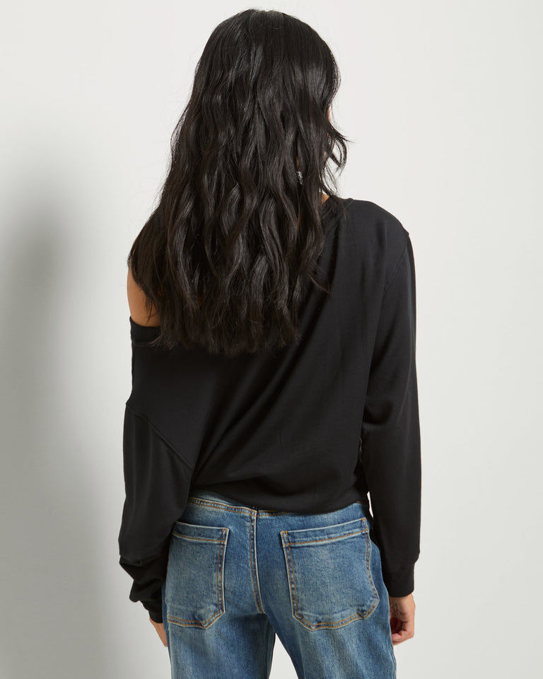 Brooksville One Shoulder Sweatshirt