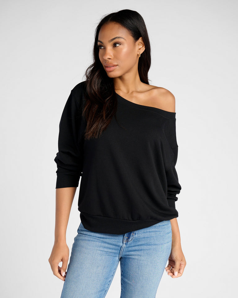 Brooksville One Shoulder Sweatshirt