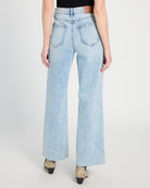 Light Wash $|& Hidden The Logan Wide Leg Dad Jeans - SOF Back