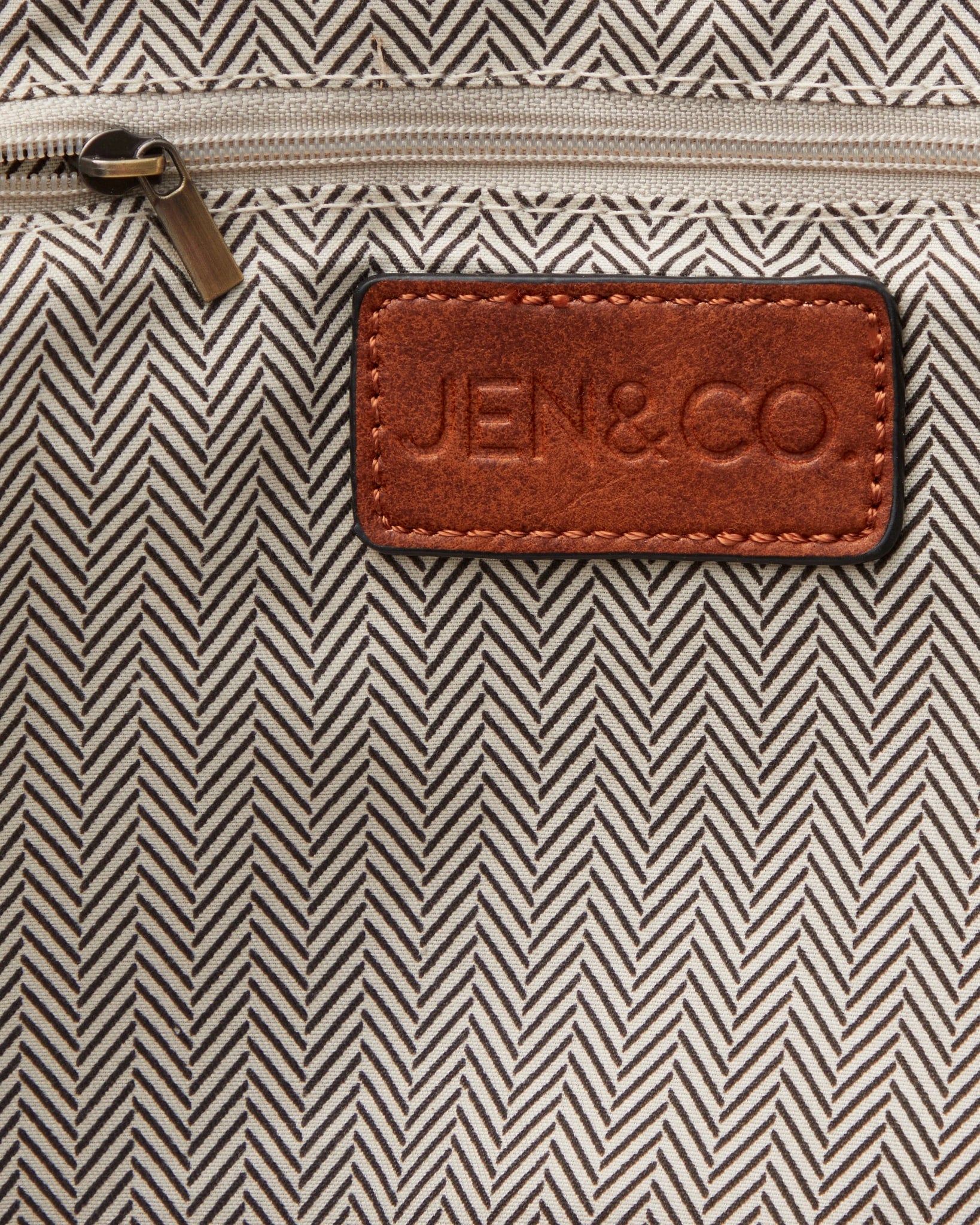 Brown $|& Jen & Co. Sloane Crossbody - Hanger Detail