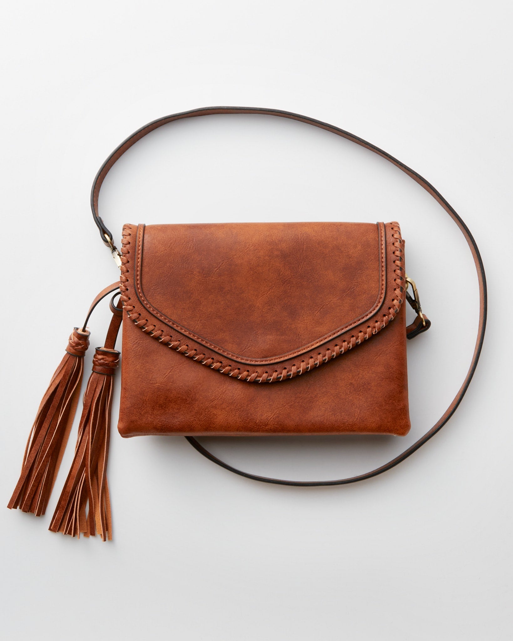 Brown $|& Jen & Co. Sloane Crossbody - Hanger Front