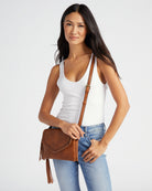 Brown $|& Jen & Co. Sloane Crossbody - SOF Front