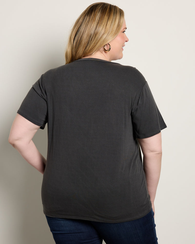 Charcoal $|& Polagram Never Stop Dreaming Graphic Tee - SOF Back
