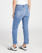Under the Table $|& Mica Denim Mid Rise Ankle Straight Leg Jeans - SOF Back