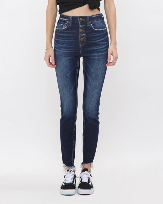 Rivale $|& Mica Denim High Rise Ankle Skinny - VOF Front