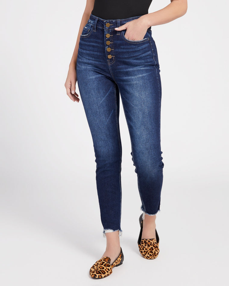 Rivale $|& Mica Denim High Rise Ankle Skinny - SOF Front