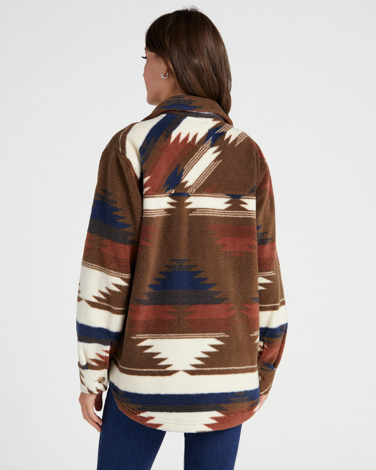 Rust Brown Aztec $|& Thread & Supply Tullis Jacket - SOF Back