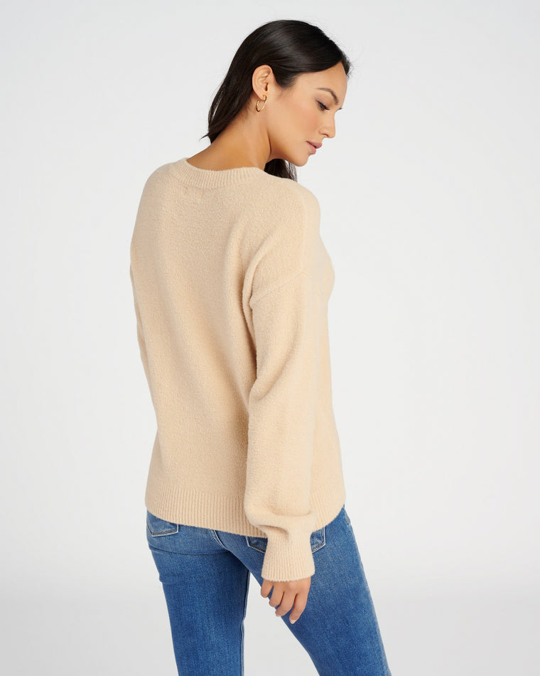 Sand White $|& Thread & Supply Southern Sweater - SOF Back