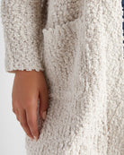 Cream $|& Bobeau Two Pocket Popcorn Cardigan - SOF Detail