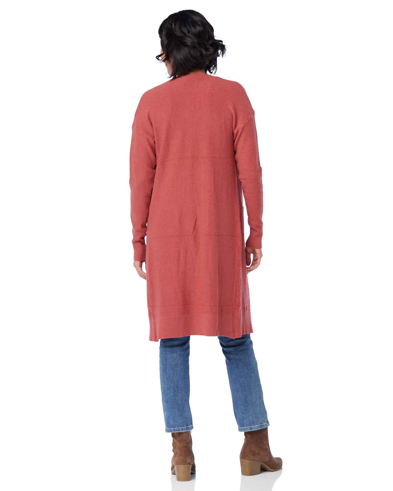 Spice $|& Tea N Rose Soft Touch Sweater Cardigan - SOF Back