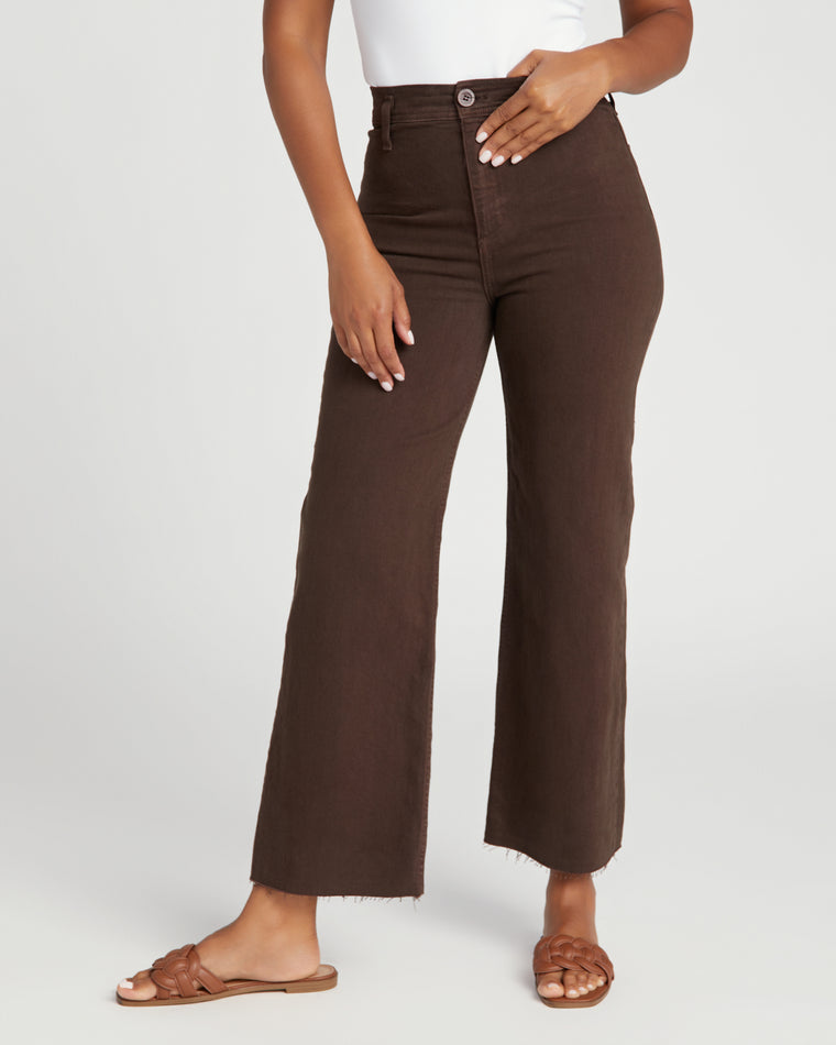 Brownie $|& L.T.J High Rise A-Line Wide Leg - SOF Front