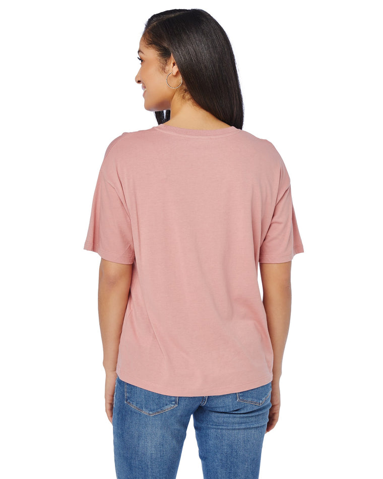 Dusty Rose $|& DEX Graphic Tee - SOF Back