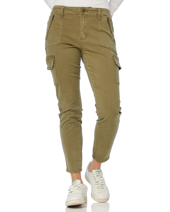 Olive $|& Ceros Jeans Utility Pant - SOF Front