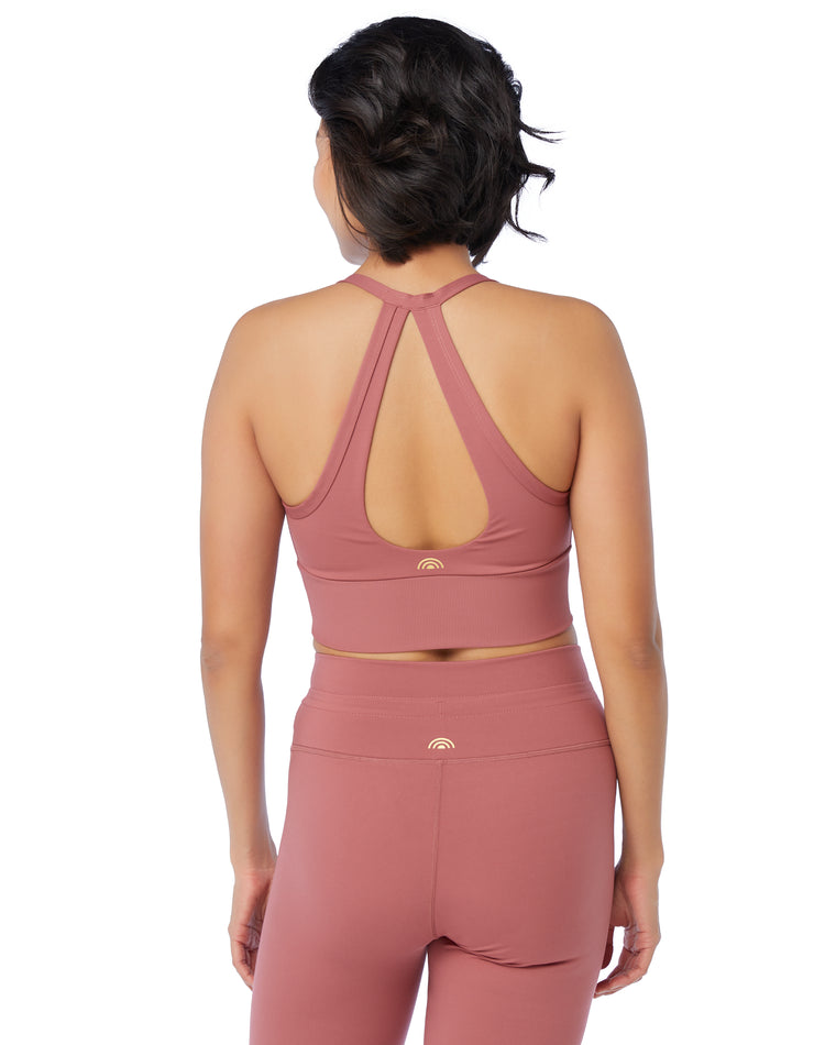 Rose Pink $|& Playground Active Volley Top - SOF Back