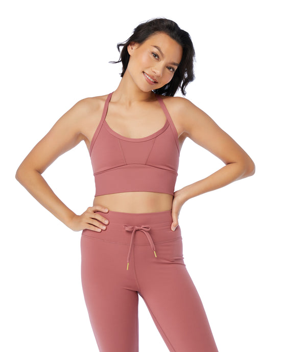 Rose Pink $|& Playground Active Volley Top - SOF Front