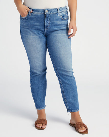 Elyse Straight Cropped Jeans