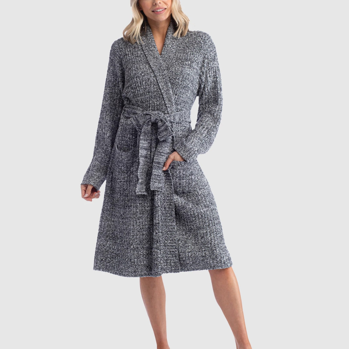 Skin Rib Robe Marshmallow Ribbed Robe - Ultra-Soft Lightweight Plush Knit – Wantable