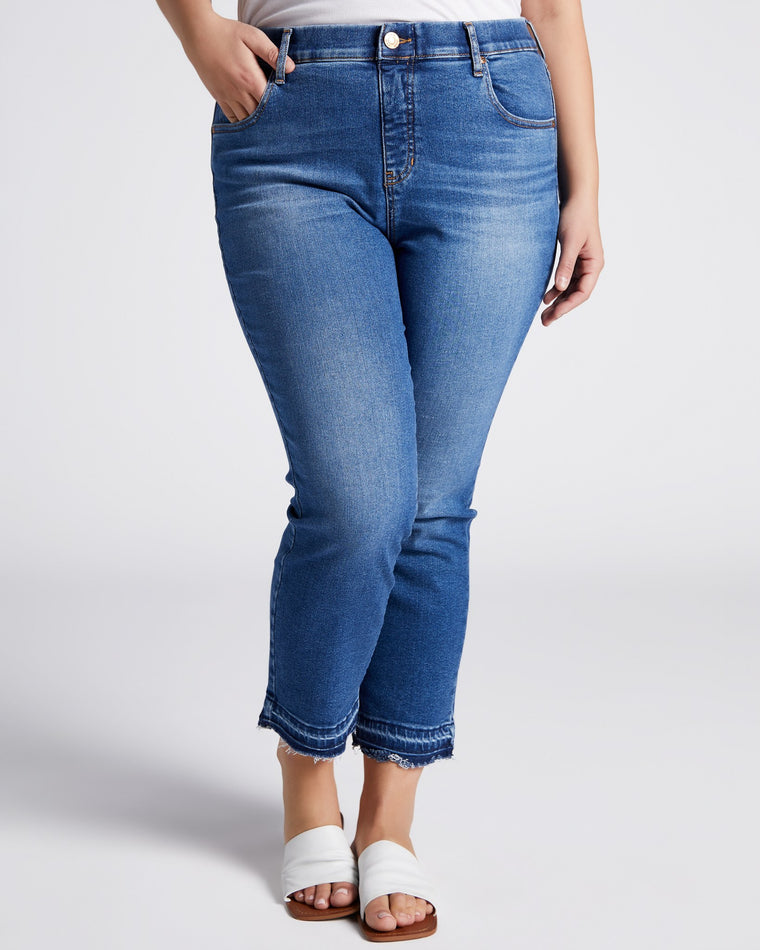 Blue Luster $|& Jag Jeans Valentina Straight Crop - SOF Front