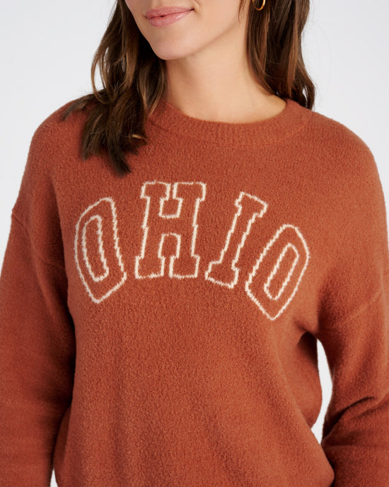 Brick Cream $|& Thread & Supply Ohio Sweater - SOF Detail