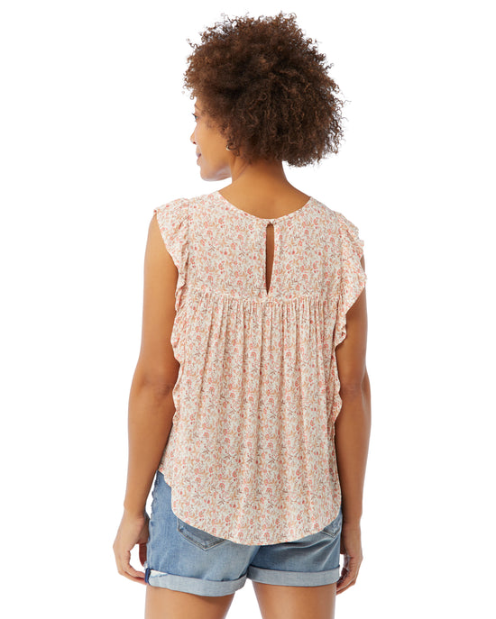 Apricot Ditsy $|& Gentle Fawn Leona Blouse - SOF Back