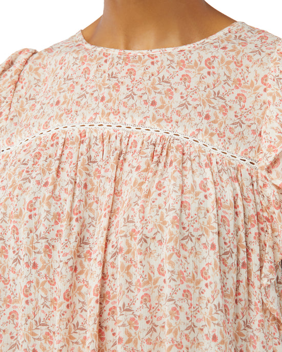 Apricot Ditsy $|& Gentle Fawn Leona Blouse - SOF Detail