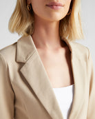 Biscuit Tan $|& Liverpool Fitted Blazer - SOF Detail