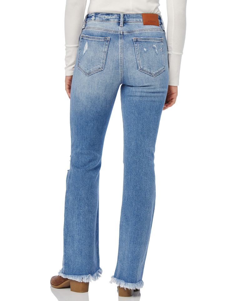 The Happi Distressed Flare Jeans