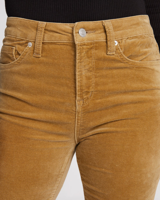 Caramel $|& Mica Denim Velvet Super Flare - SOF Detail