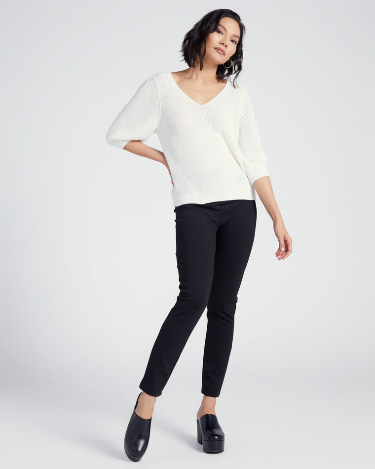 White $|& Gentle Fawn Phoebe Pullover - SOF Full Front