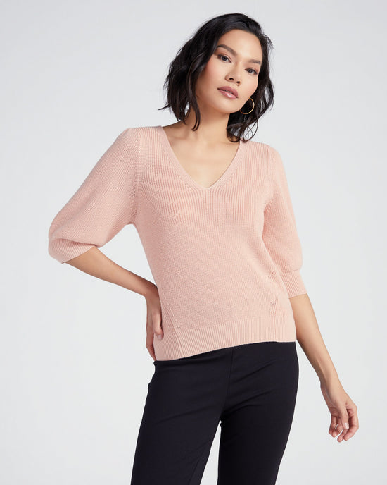 Apricot $|& Gentle Fawn Phoebe Pullover - SOF Front