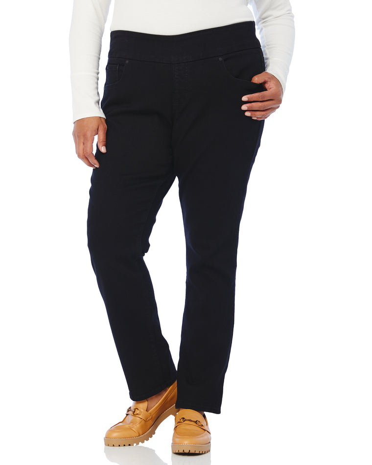 Black Void $|& Jag Jeans Nora Pull On Skinny - SOF Front