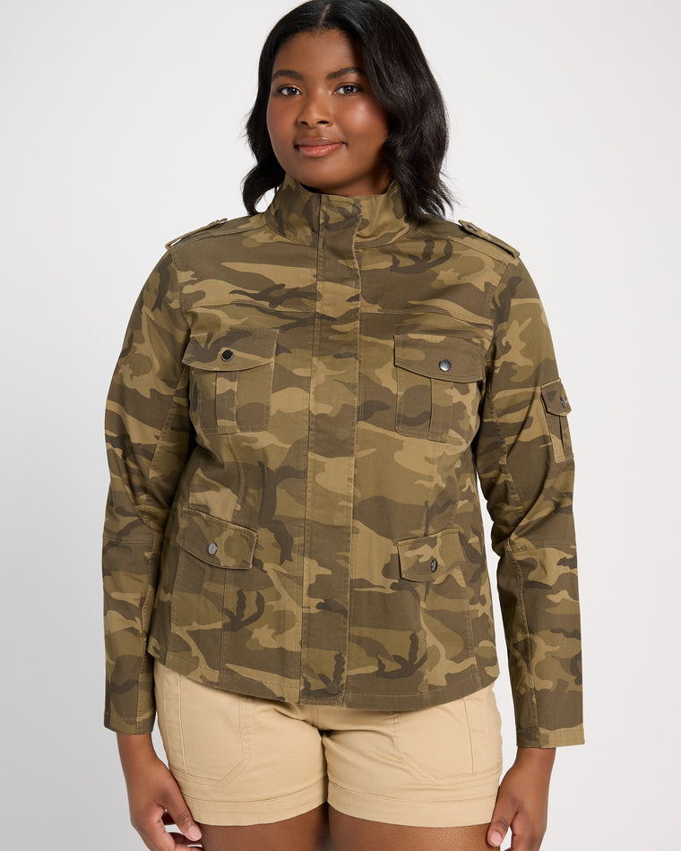 Plus Size Utility Jacket - Main Image