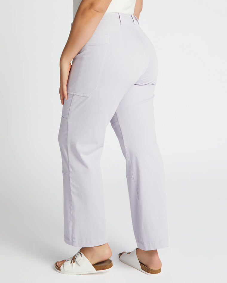 Misty Lilac $|& Lola Jeans Willow Cargo Pant - SOF Back