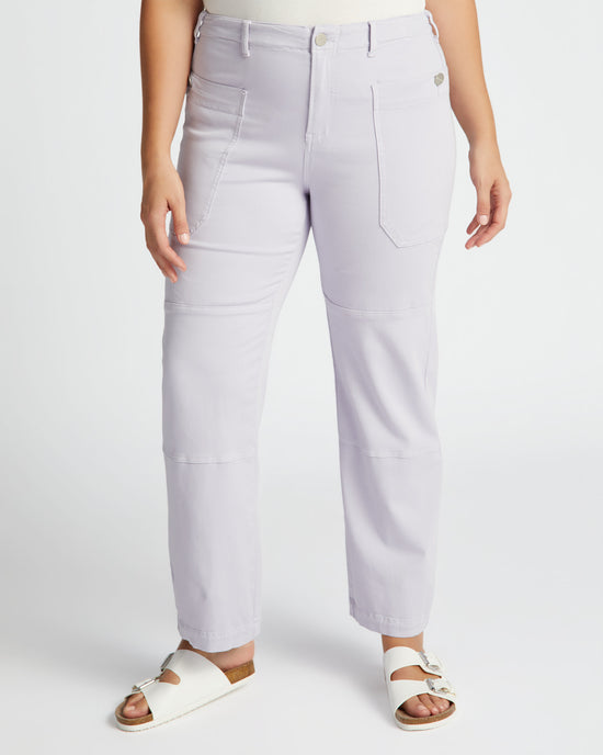 Misty Lilac $|& Lola Jeans Willow Cargo Pant - SOF Front