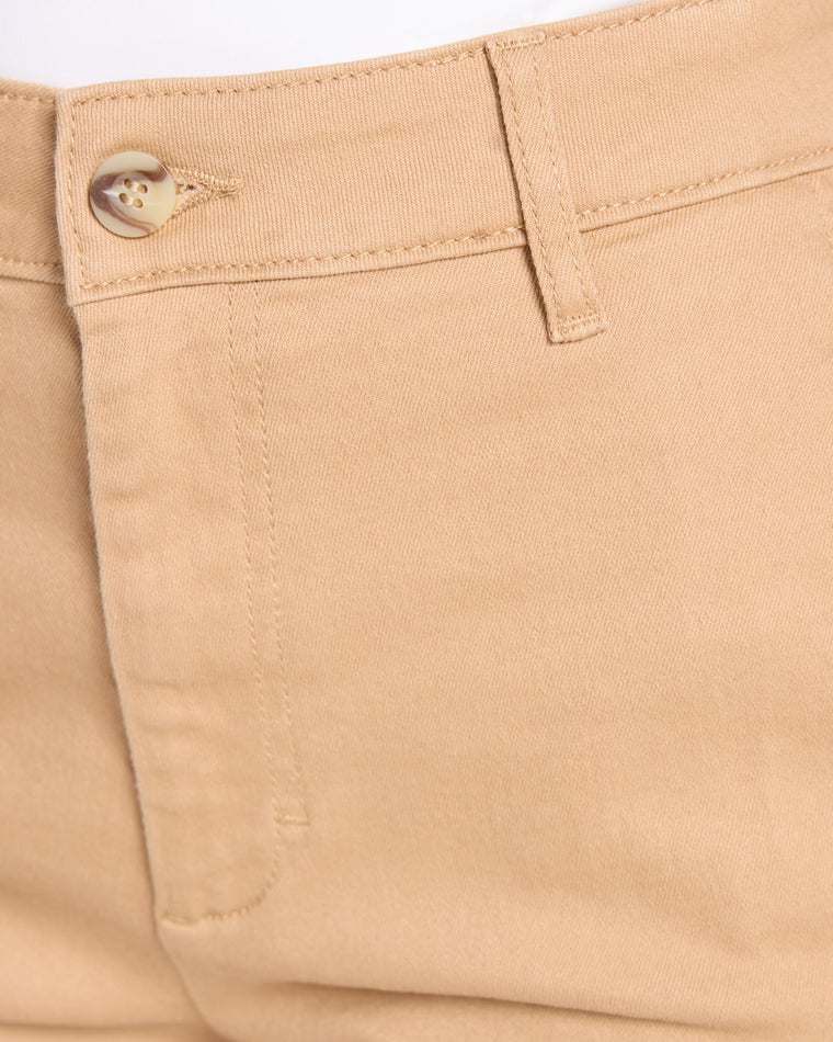 Tan $|& Vigoss High Rise Wide Leg Trouser - SOF Full Front