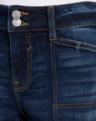 Dark Wash $|& Vigoss Mid Rise Short - SOF Full Front