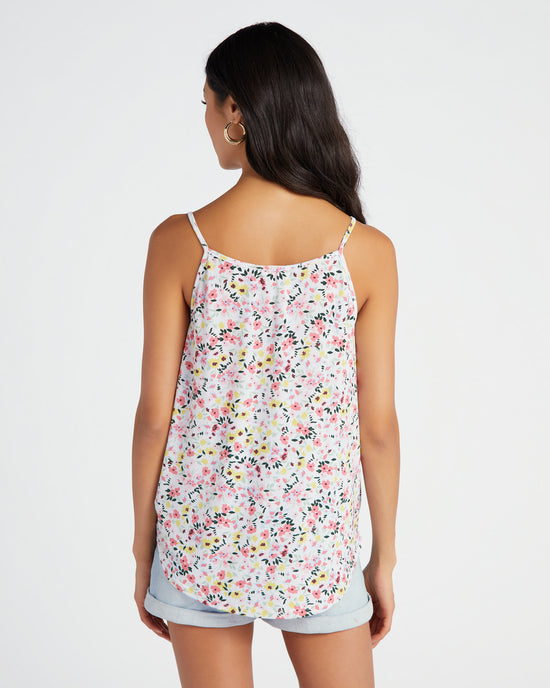 Pastel Pink $|& West Kei Floral Knit Cami - SOF Back