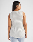Noir Stripe $|& Thread & Supply Sinclair Stripe Tank - SOF Back