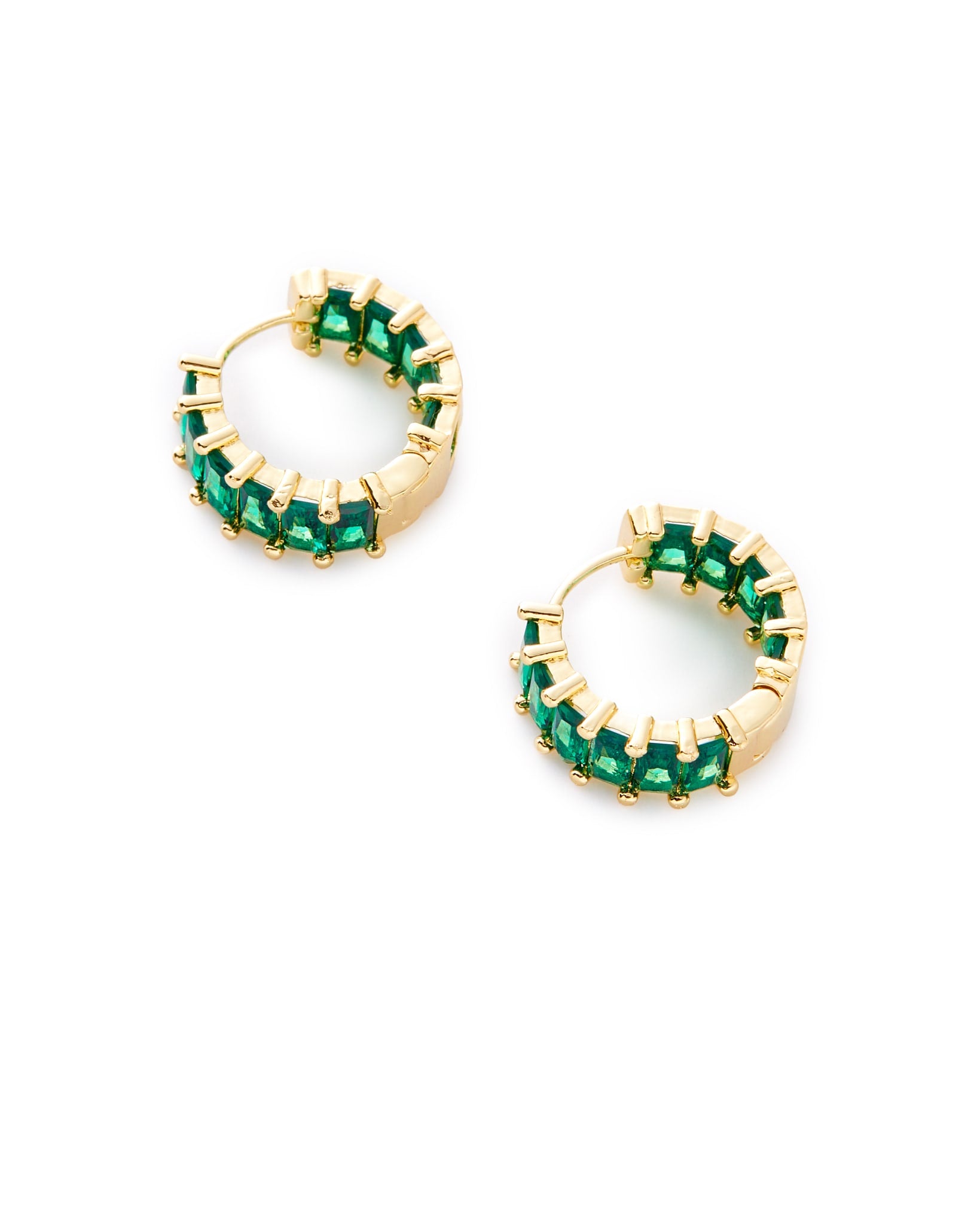 Emerald Green/Gold $|& Luv AJ Emerald Ballier Huggies - Hanger Front