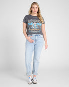 Black $|& Recycled Karma Aerosmith Graphic Tee - SOF Full Front