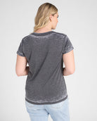 Black $|& Recycled Karma Aerosmith Graphic Tee - SOF Back