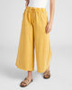 Washed Terry Wide Leg Pant