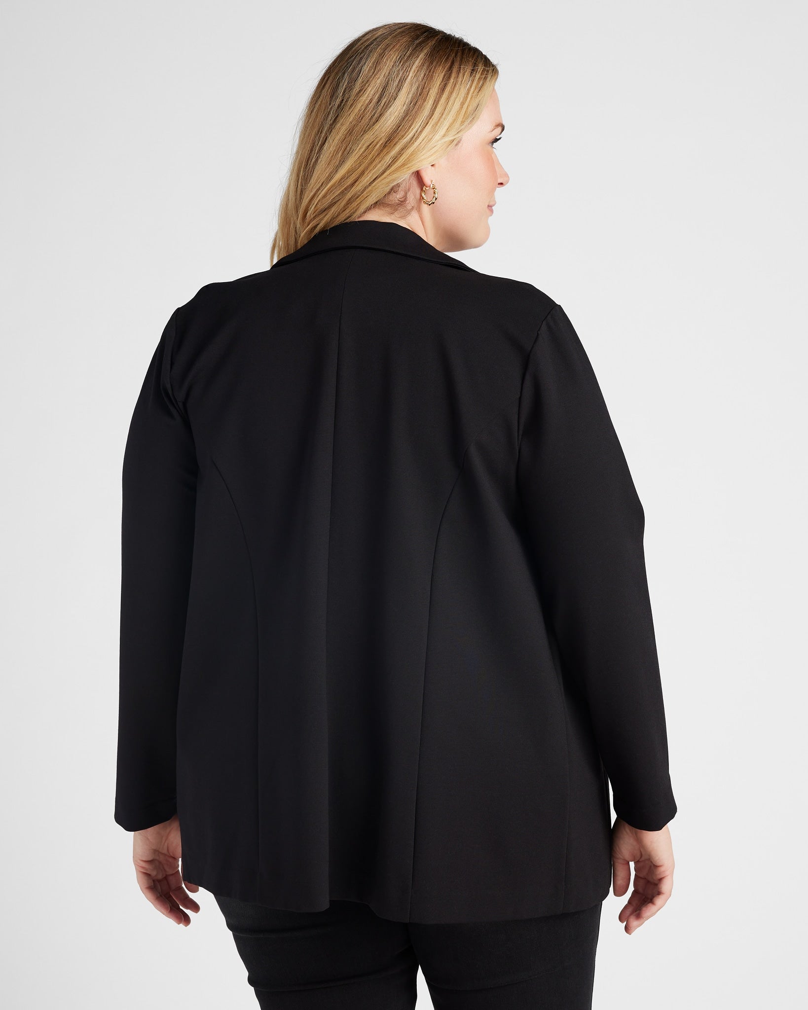 Black $|& Liverpool Boyfriend Blazer - SOF Back