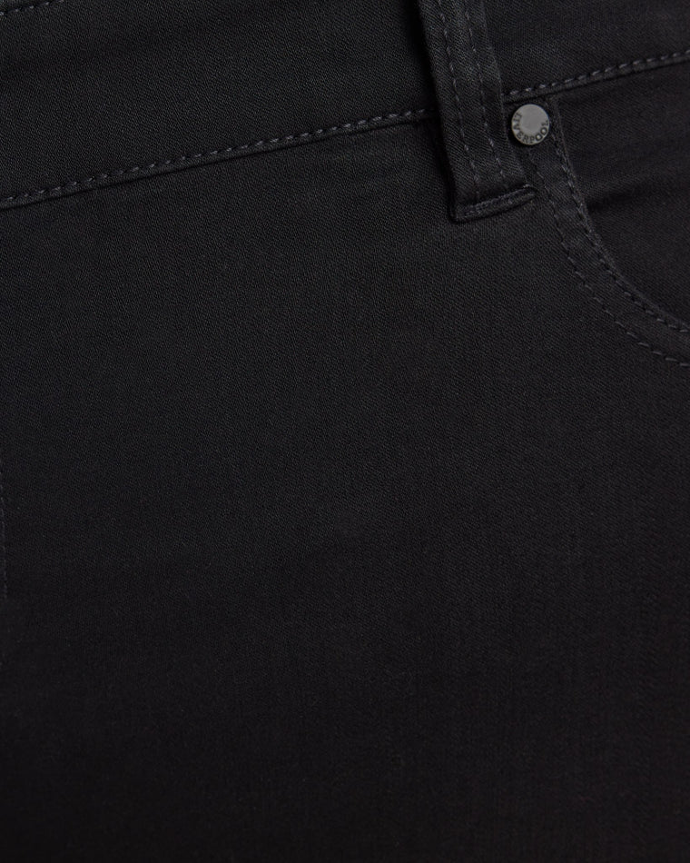 Black Rinse 30" $|& Liverpool Abby Skinny Jeans - SOF Detail